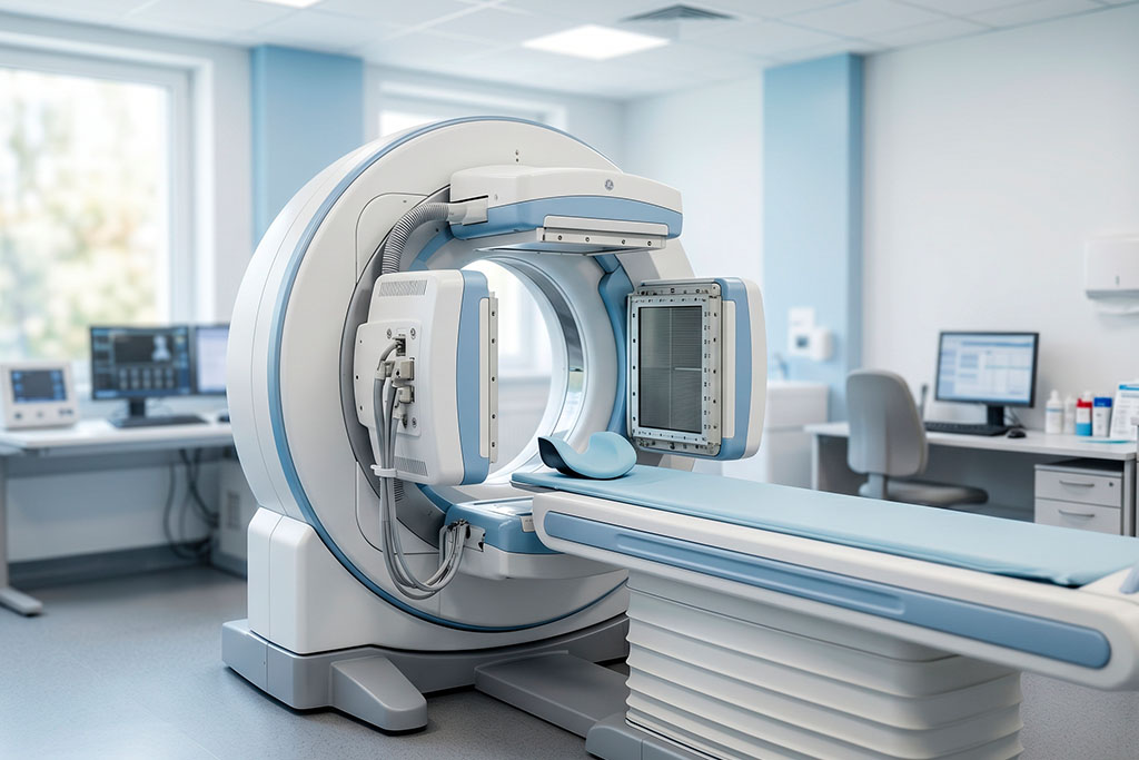 Gammagrafía ósea metástasis: prueba en gammacámara en un centro de medicina nuclear en Zaragoza